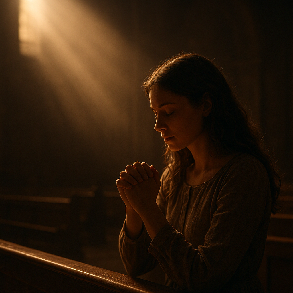 Bíblia aberta com luz iluminando as páginas, simbolizando a palavra de Deus.